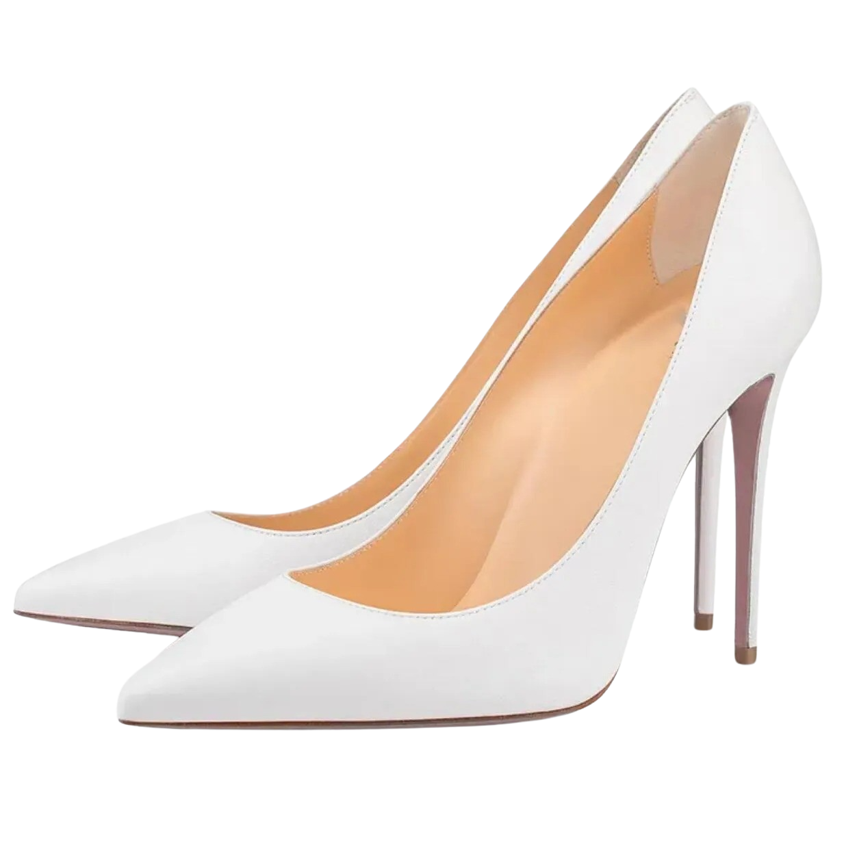 Nellie White - cuir mat 12 cm