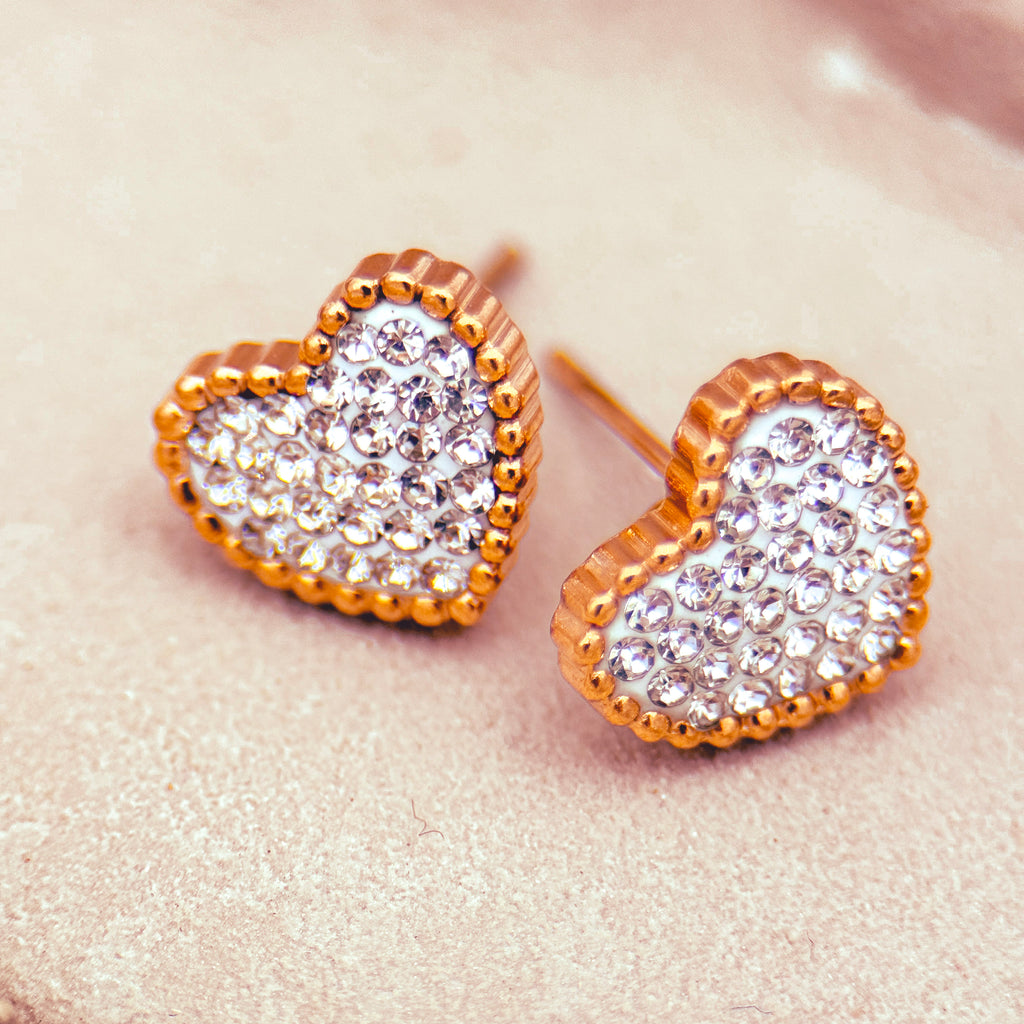 Boucle d'oreille Love argent