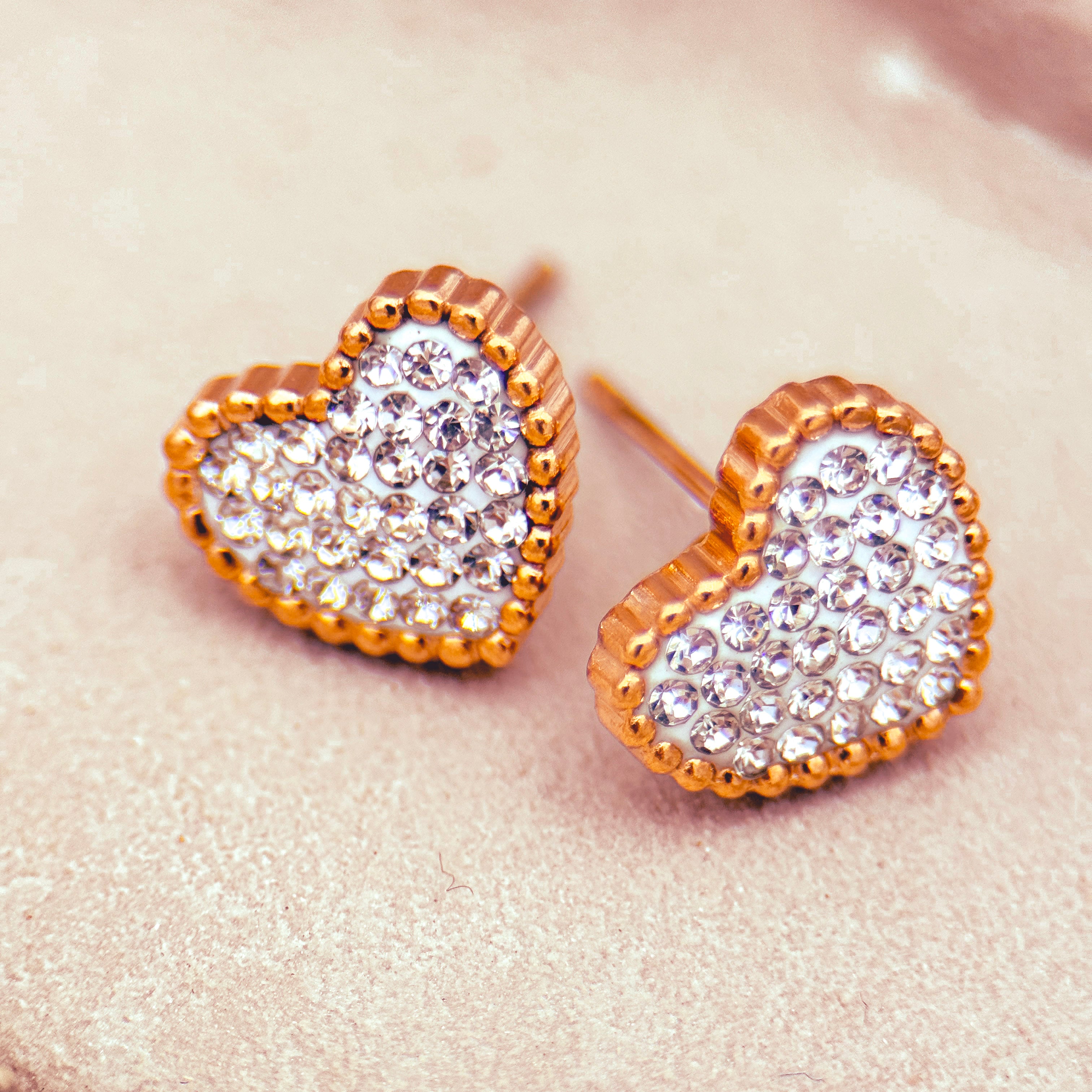 Boucle d'oreille Love argent