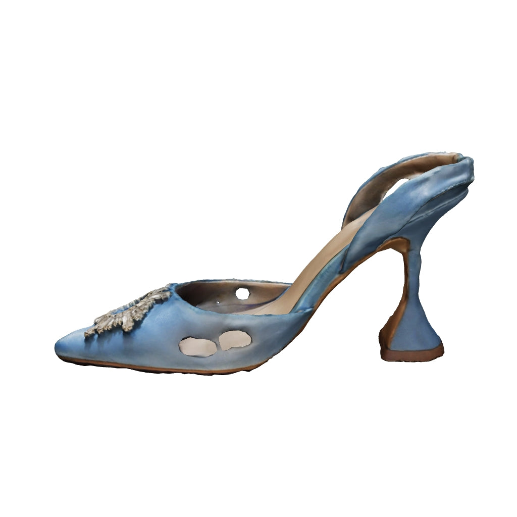 Hella Nude - cuir verni 12 cm